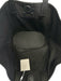 Anine Bing Black Leather Magnetic Closure Double Handle Tote Embossed Logo Bag Black / L