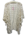 Free People Size One Size Cream White Half Sleeve Crochet Knit Coverup swimwear Cream White / One Size