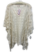 Free People Size One Size Cream White Half Sleeve Crochet Knit Coverup swimwear Cream White / One Size