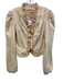 Free People Size Medium Beige, Orange, Green, Pink Cotton Long Sleeve Jacket Beige, Orange, Green, Pink / Medium