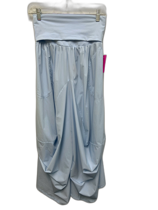 FP Movement Size Small Light Blue Fold Over Waist Barrel Leg Pockets Pants Light Blue / Small