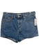 RE/DONE Size 28 Medium Wash Cotton Denim Button Fly Mid Rise Pockets Shorts Medium Wash / 28