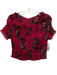Free People Size M Fuschia Pink, Green, Black Polyester Short Sleeve Skirt Set Fuschia Pink, Green, Black / M