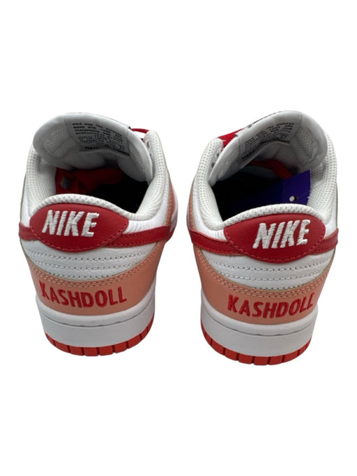 Nike Shoe Size 6.5 Pink, Red, White Leather Perforated Color Block Sneakers Pink, Red, White / 6.5