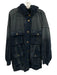 We The Free Size M Dark Blue Cotton Button Front Long Sleeve Hood Faded Jacket Dark Blue / M
