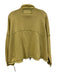 We The Free Size S Green Cotton Zip Front Long Sleeve Patch Pocket Faded Jacket Green / S