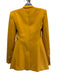 Gabriela Hearst Size 40 Yellow Wool Blend Double Breasted Flap Pockets Blazer Yellow / 40