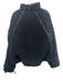 FP Movement Size L Black Polyester 1/2 Zip Faux Fur Kangaroo Pocket Sweater Black / L