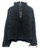 FP Movement Size L Black Polyester 1/2 Zip Faux Fur Kangaroo Pocket Sweater Black / L