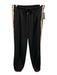 Gucci AS IS Size L Black & Multi Cotton Striped Pants Black & Multi / L