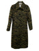 Stand Studio Size 34 Green, Black & Multi Print Poly Blend Button Front Coat Green, Black & Multi Print / 34