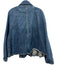 Pilcro Size XL Blue Cotton Zip & Button Faded Patch Pocket Jacket Blue / XL