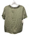 Alice + Olivia Size M Sage green Silk Cuffed Hem Short Sleeve Satin Top Sage green / M