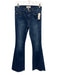Frame Size 28 Medium Wash Cotton Zip Fly Flare Jeans Medium Wash / 28