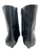 COS Shoe Size 41 Black Leather Side Zip Kitten Heel Booties Black / 41