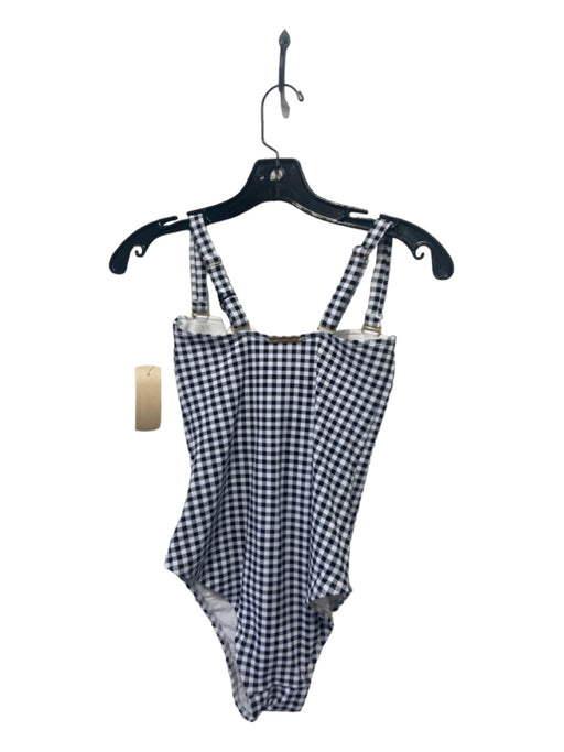 Alexandra Miro Size Small Black & White Polyamid Sleeveless Gingham swimwear Black & White / Small