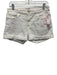 Frame Size 27 White Cotton Blend High Rise Cuffed Shorts White / 27