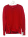 Addison Bay Size XS Red Long Sleeve Ribbed Side Zip Sweater Red / XS