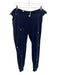 The Great Size 1 Navy Blue Cotton Blend Elastic Drawstring Waist Hearts Pants Navy Blue / 1