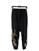 Biya Johnny Was Size XL Black Cotton Blend Elastic Waist Drawstring Jogger Pants Black / XL