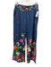 Johnny Was Size M Navy, Red & Multi Cotton Shirred Waist Butterflies Pants Navy, Red & Multi / M