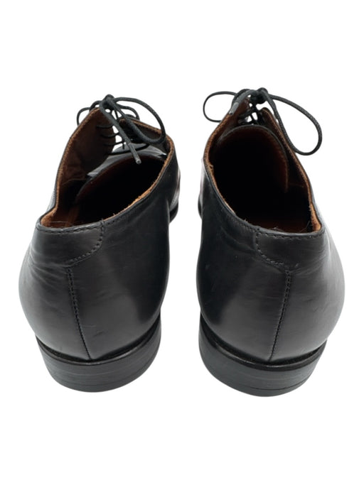 Coach Shoe Size 8 Black Leather lace up Low Heel Oxford Loafers Black / 8