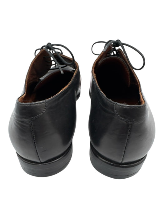 Coach Shoe Size 8 Black Leather lace up Low Heel Oxford Loafers Black / 8