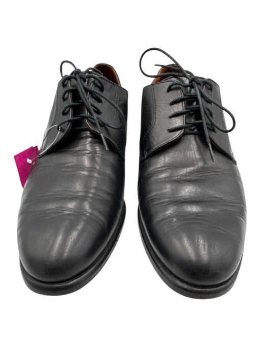 Coach Shoe Size 8 Black Leather lace up Low Heel Oxford Loafers Black / 8