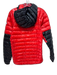 The North Face Size S Red & White Nylon & Acetate Goose Down Full ZIp Jacket Red & White / S