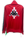 Kappa Size M Red, Black, White Polyester Full Zip Side Stripe Track Pant Set Red, Black, White / M