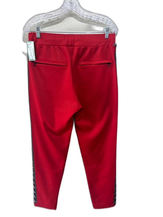 Kappa Size M Red, Black, White Polyester Full Zip Side Stripe Track Pant Set Red, Black, White / M