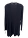 Eileen Fisher Size S Black Wool Open Front Ribbed Long Sleeve Cardigan Black / S