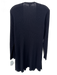 Eileen Fisher Size S Black Wool Open Front Ribbed Long Sleeve Cardigan Black / S