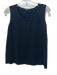 Lafayette 148 Size M Black Cotton Tank top Sleeveless Top Black / M