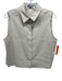 Theory Size L Tan Linen Blend Sleeveless Collar Button Up Top Tan / L
