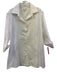 Ann Mashburn Size XL White Cotton Long Sleeve Collar V Neck Top White / XL