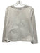 Lafayette 148 Size XS White Cotton Long Sleeve Collarless Zip Up Jacket White / XS
