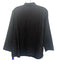 Eileen Fisher Size S Black Silk Long Sleeve Quilted Snap Buttons Thin Jacket Black / S