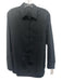 Rag & Bone Size M Black Cotton Long Sleeve Button Up Collar Long Top Black / M