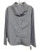 Vitamin Size L Blue & White Cotton Blend Long Sleeve Pin Stripe Collar Top Blue & White / L