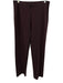 Eileen Fisher Size M Purple Wool Side Zip Wide Leg Pants Purple / M