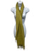 Burberry London Chartreuse Green Baby Alpaca Textured Fringe scarf Chartreuse Green / L