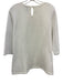 Eileen Fisher Size L White Tencel Gauze 3/4 Sleeve Top White / L