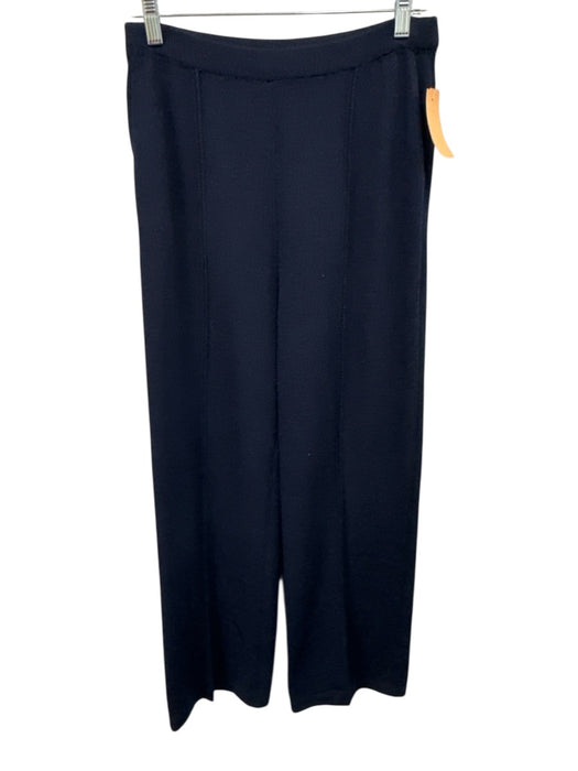 St. John Collection Size 10 Tan Wool Elastic Waist Wide Leg Pants Tan / 10