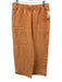 Cynthia Rowley Size L Orange Linen Elastic Waist Wide Leg Crop Pants Orange / L