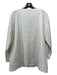 Eileen Fisher Size M White Silk Quilted Snap Front Long Pockets Jacket White / M