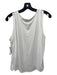 Eileen Fisher Size L White Viscose Blend Sleeveless Button Front Top White / L