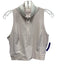 Athleta Size Medium Pink & White Sleeveless Striped Half Zip Elastic Top Pink & White / Medium
