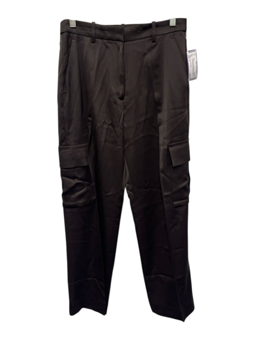 Banana Republic Size 4 Dark Brown Viscose Blend High Rise Cargo Pockets Pants Dark Brown / 4