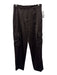 Banana Republic Size 4 Dark Brown Viscose Blend High Rise Cargo Pockets Pants Dark Brown / 4